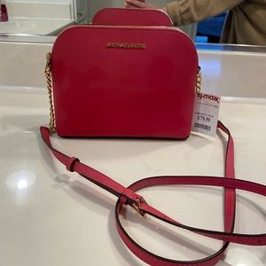 Michael Kors- NEW WITH TAGS: fuchsia mini bowler